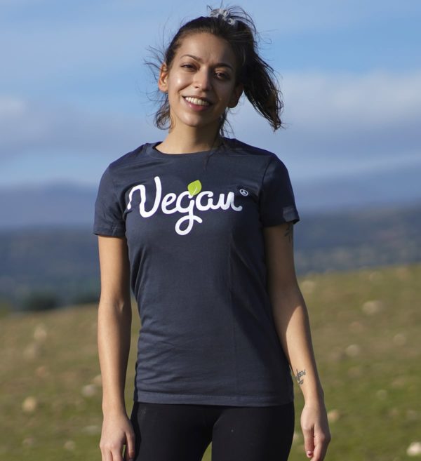 camiseta chica vegan