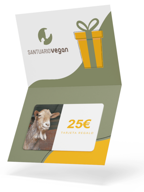 santuario vegan tarjeta regalo 25 euros