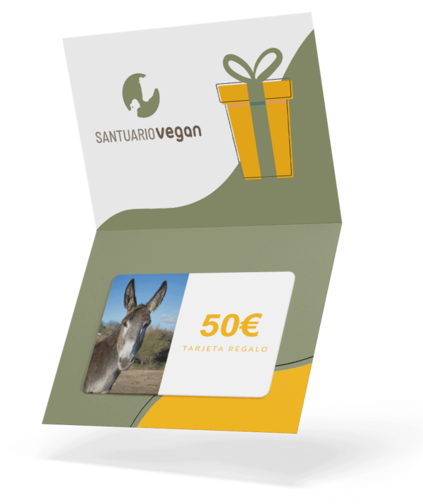 santuario vegan tarjeta regalo 50 euros